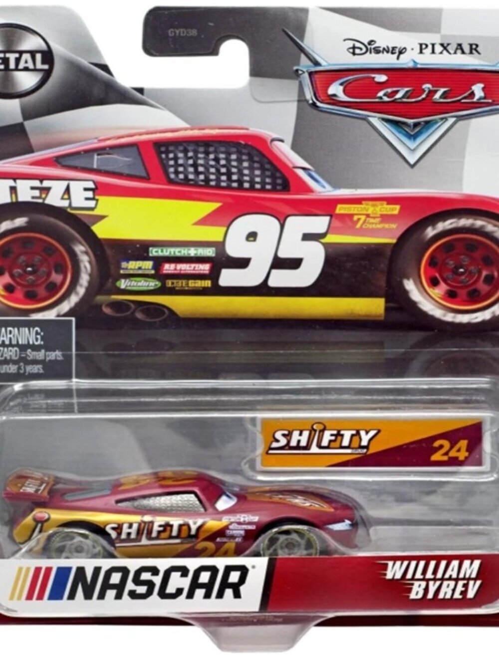 Disney Cars William Byrev Red - Shifty 24